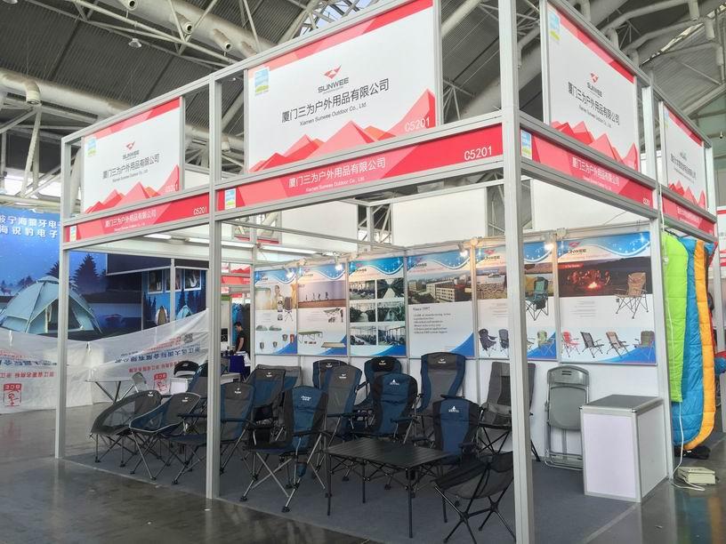 Sunwee Booth-billeder i 2019 Asia Outdoor Trade Show (Nanjing Fair)